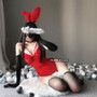 Bunny Girl Sexy Anime Cosplay costume 3 Colours Rabbit Bodysuit Erotic Outfit for woman Wrapped Chest Sweet Gift for Girlfriend