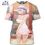 Mamba top 3D Hentai Short-Sleeved Kawaii Shirt Senpai sexy homme Anime Girl Bikini Beauty men T-Shirts Casual Cosplay Loli Waifu