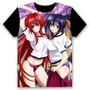 Anime T-shirt High School DxD Sexy Cosplay Short Sleeve Women Men Black Tee Tops Popular Trendy Casual Summer Funny Shirt