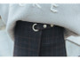 Thickened Woolen Plaid Retro Skirt