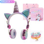 Unicorn Headphones Bluetooth 5.0 Cute Girl