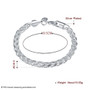 Gard 18K White Gold Plated Bracelet