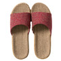 Linen Flat Non -Slip Plain Slippers