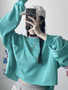 Kpop Korean Style Clothes  Crewneck Sweatshirt  Cropped Hoodie Long Sleeve Fall 2020 Women Hoodie Oversize Tops Autumn AA027S50