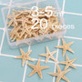 1 Box Natural Starfish Seashell Beach Craft Natural Sea Stars DIY Beach Wedding Decoration Crafts Home Decor Epoxy 1-5cm