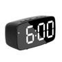 Acrylic/Mirror Alarm Clock LED Digital Clock Voice Control Snooze Time Temperature Display Night Mode Reloj Despertador Digital