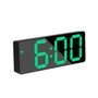 Acrylic/Mirror Alarm Clock LED Digital Clock Voice Control Snooze Time Temperature Display Night Mode Reloj Despertador Digital