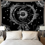 India Mandala Tapestry Wall Hanging Sun Moon Tarot Wall Tapestry Wall Carpet Psychedelic Tapiz Witchcraft Wall Cloth Tapestries