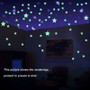 100pcs Luminous Wall Stickers Glow In The Dark Stars Sticker Decals for Kids Baby Rooms Colorful Fluorescent Stickers Home Decor