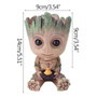 Home Decor Accessories Baby Groot Pen Holder Plants Flower (Free shipping)