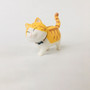 1Pcs Cute Mini PVC Animal Miniatures Japanese Bell Cat Doll Figures Toy Creative Handicraft Ornaments Home Decoration Crafts