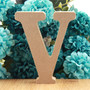 1pc 10cm Wood Color Wooden Letters Alphabet DIY Word Letter Art Crafts Standing Name Design Party Wedding Home Decor 3.94 Inches