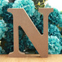 1pc 10cm Wood Color Wooden Letters Alphabet DIY Word Letter Art Crafts Standing Name Design Party Wedding Home Decor 3.94 Inches