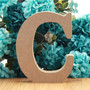 1pc 10cm Wood Color Wooden Letters Alphabet DIY Word Letter Art Crafts Standing Name Design Party Wedding Home Decor 3.94 Inches