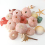 2/4/6Pcs 3.5-5 CM Natural Small Pink Sea Urchin Shell Natural Shell Conch Beach Wedding Decoration Coastal Home Decoration