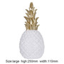 Nordic Creative Resin Pineapple Fruit Crafts Living Room Wine Cabinet Window Desktop Wedding Home Table Decoration Crafts