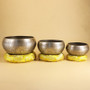 New Nepal Handmade Tibetan Singing Bowl Set Decorative-wall-dishes  Resonance Healing Meditation Chakra singing bowl