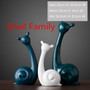 Nordic Table Ceramic Ornaments Porcelain Animals Decorations Include Elephant Cat Deer Rabbit Snail Home Decor Crafts Miniatures