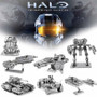 Hola Game 3D Metal Puzzles Guardians UNSC Scorpion Tank Action Figures Laser Manual