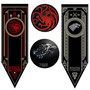 4 Sizes Home Decor Flag Banner Game Of Thrones Stark&Tully