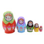 5/10pcs Wood Matryoshka Paint Girls Wood Russian Nesting Dolls Set Novelty Toys Home Decoration
