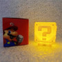 Super Mario LED Night Light Question Mark Sound Rechargeable Cube Game Home Decoration Lamp