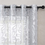 Topfinel Geometric Modern Window Sheer Curtain Panels for Living Room the Bedroom Kitchen