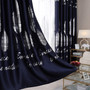 Silver Leaf Blackout Curtain for Bedroom Gold Shiny Kids Children Nursery New Home Decor