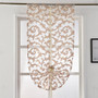 Short kitchen curtain modern window treatment tie up balloon curtain home textile sheer curtain