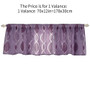 Jacquard short curtain valance kitchen curtain home living room door balcony window treatment