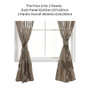 Jacquard short curtain valance kitchen curtain home living room door balcony window treatment