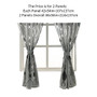 Jacquard short curtain valance kitchen curtain home living room door balcony window treatment