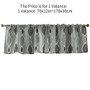 Jacquard short curtain valance kitchen curtain home living room door balcony window treatment