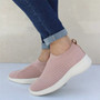 Women Sneaker Air Mesh Soft Female Knitted Vulcanized Shoes Casual Slip On Ladies Flat Shoes Walking Footwear Women Shoes 2020