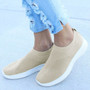 Women Sneaker Air Mesh Soft Female Knitted Vulcanized Shoes Casual Slip On Ladies Flat Shoes Walking Footwear Women Shoes 2020