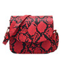 Spring and summer new fashion women's outdoor buckle snake pattern Messenger bag mobile phone bag shoulder bag buckle square