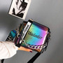 Laser Women Letter Shoulder Bag INS Popular Female Handbag Holiday PU Messenger Bags For Lady Design Exquisite Crossbody Bucket