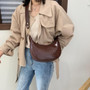 Stone Pattern Retro PU Leather Crossbody Bags For Women Small Shoulder Messenger Bag Women Casual Shoulder Handbags Travel Purse
