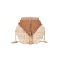 Hexagon Mulit Style Straw+leather Handbag Women Summer Rattan Bag Handmade Woven Beach Circle Bohemia Shoulder Bag  Y20