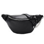 Women Chest Bags Fashion Chain Leather Messenger Bag Shoulder Bag Female Large Capacity Zipper Phone Money Waist Packs