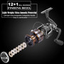 The Fishing Rod and Reel Combos - Carbon Fiber Telescopic Fishing Pole - Spinning Reel 12 +1 Shielded Bearings Stainless Steel BB