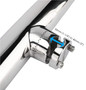 Vertical Horizontal Rail Mount Fishing Rod Holder, Stainless Tournament Style Clamp on Adjustable 32 different angles