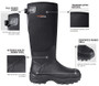 Hunting Boots for Men Waterproof Insulated Rubber Boots Rain Boots Neoprene Mens Boots