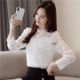 Womens Long Sleeve Ruffle Top/Lace Blouses Casual or Formal Wear