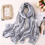 Luxury Fashion Silk Scarf High End Design Summer Wrap / Stole  Designer Colors