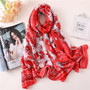 Luxury Fashion Silk Scarf High End Design Summer Wrap / Stole  Designer Colors