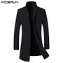 INCERUN Mens Trench Coats