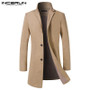 INCERUN Mens Trench Coats