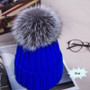 Pom Pom Knitted Beanie