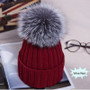 Pom Pom Knitted Beanie